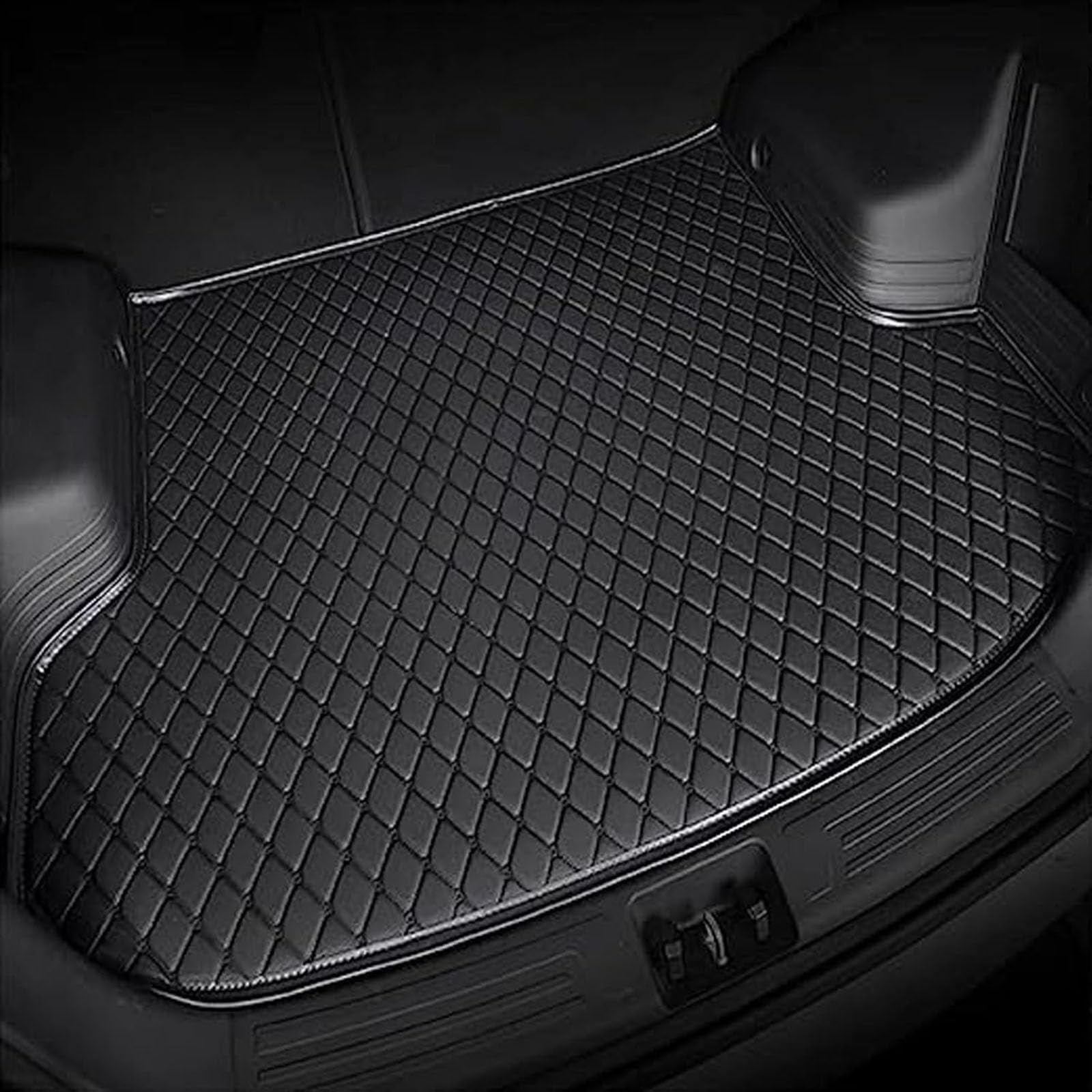 Zbmdthef A/Black Cr Lether Boot Mts For Chery Omod 5 C5 Fownix Fx 2022-2025, Uto Tilored Trunk Pd Crgo Try Storge Crpets Liner Wterproof Nti-Slip Protector Interior Ccessories,
