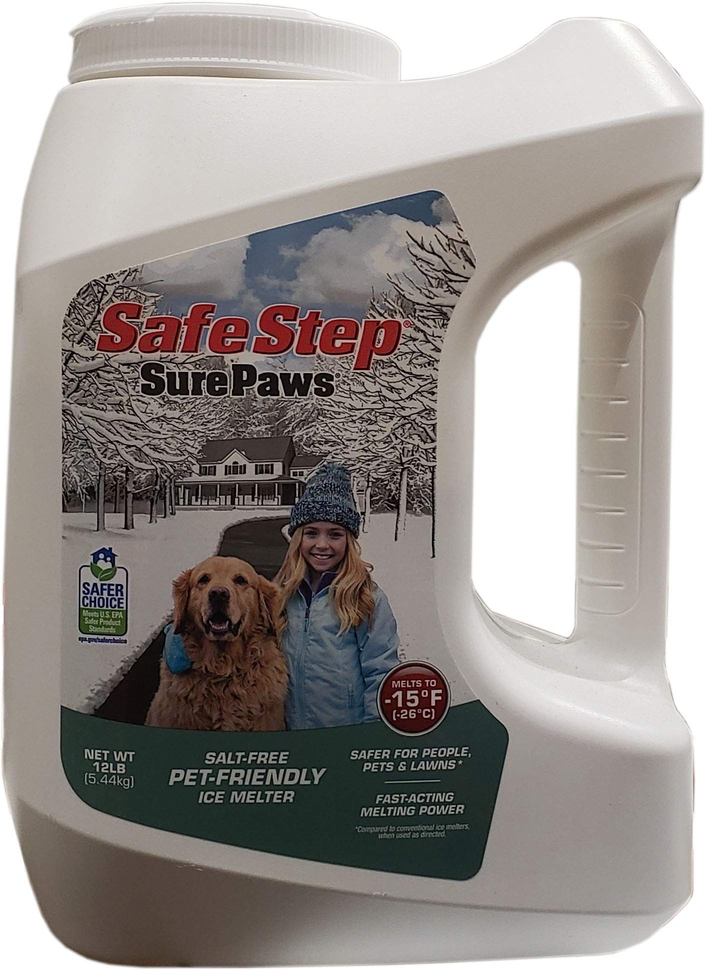 Sure Paws Pet Safe Ice Melt, 12 PoundU.S. EPA Safer Choice