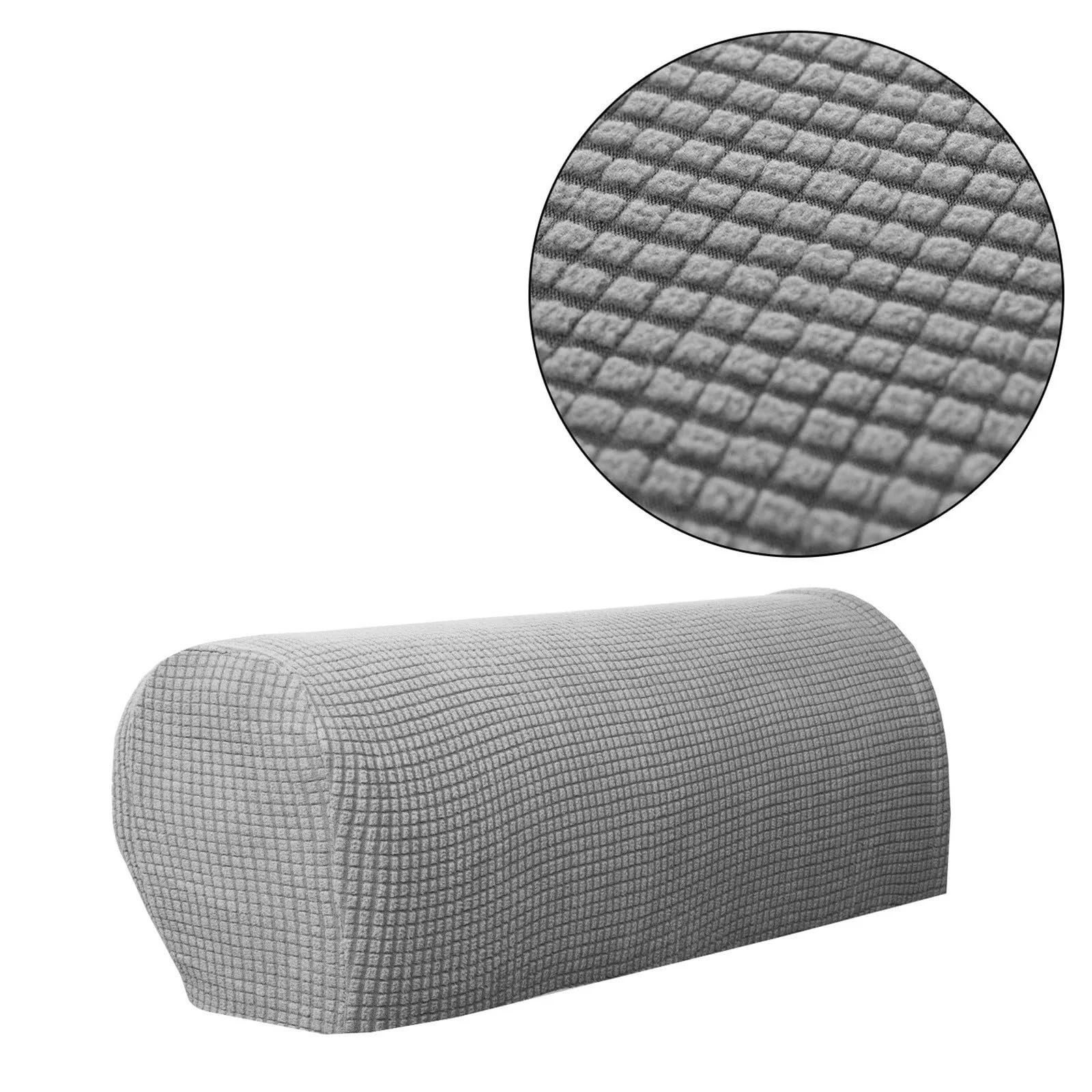 Miękka osłona podłokietnika, Nakładki na podłokietniki sofy wielokolorowe 2 szt(Light Gray)