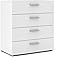 Tvilum Austin 4 Drawer Chest, White