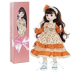 Fashionable Dress Set for Girls Doll Rapunzel Dolls 11.4 inch BJD Anime Dolls Birthday Gift for a Girl for Children playset Doll Collection