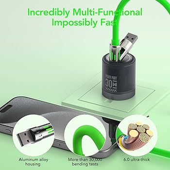 Amazon.com: MFish 4-in-1 Universal USB Charging Cable with