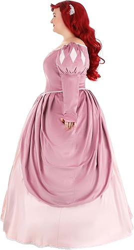 Miniatura 9 de Disfraz de Ariel para mujer, talla grande, color rosa