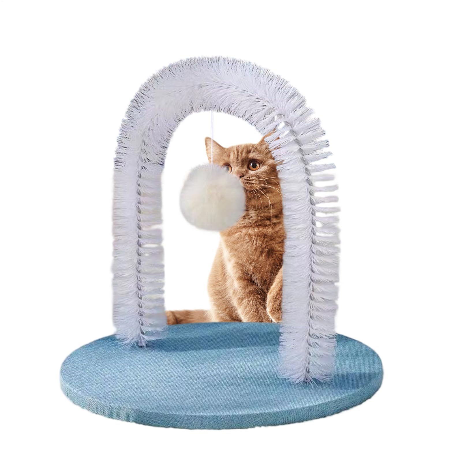 Cepillo para gatos que elimina el pelo suelto y calma el picor facial