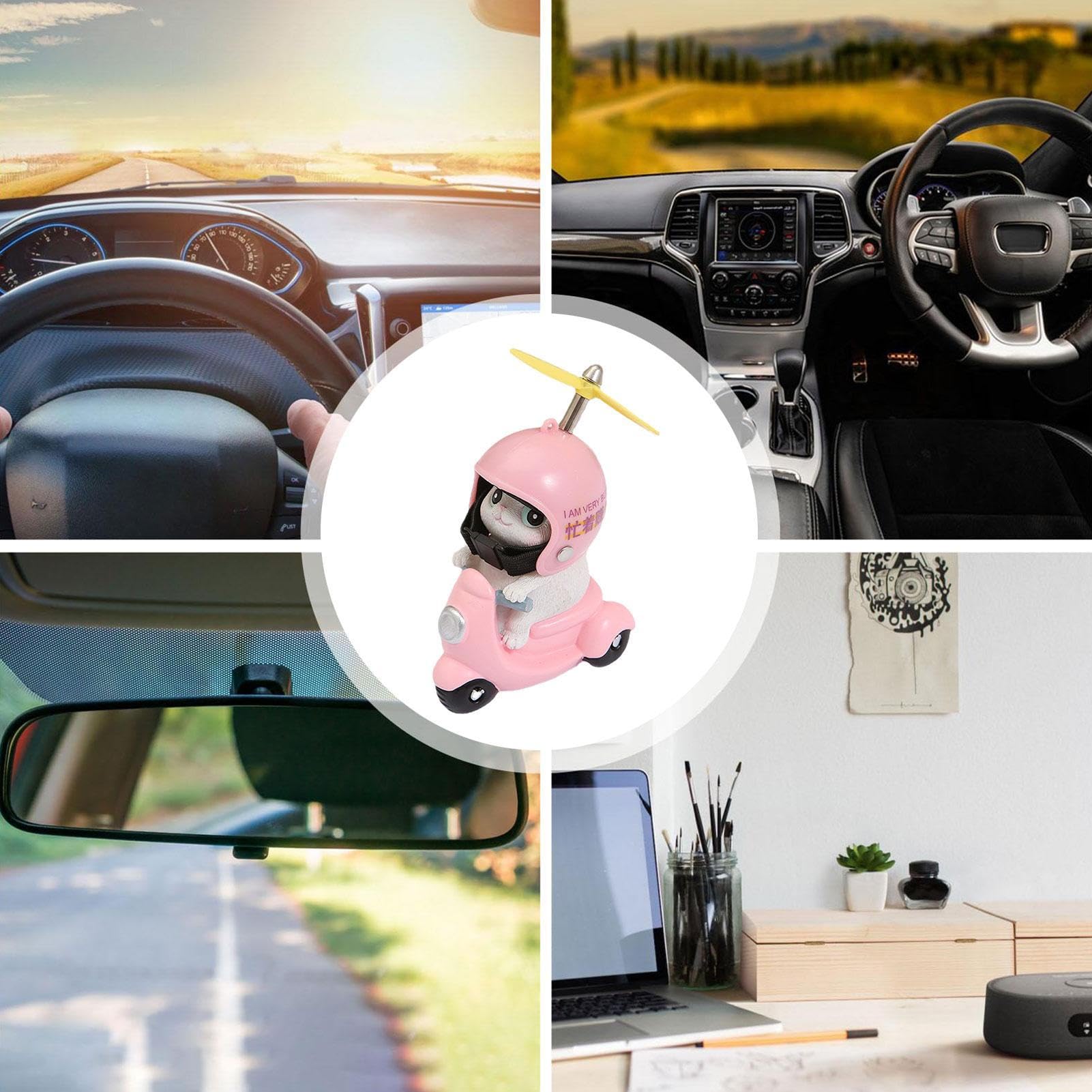 Accessori per Interni Auto Gatto, Decorazioni per Cruscotto, 5PCS