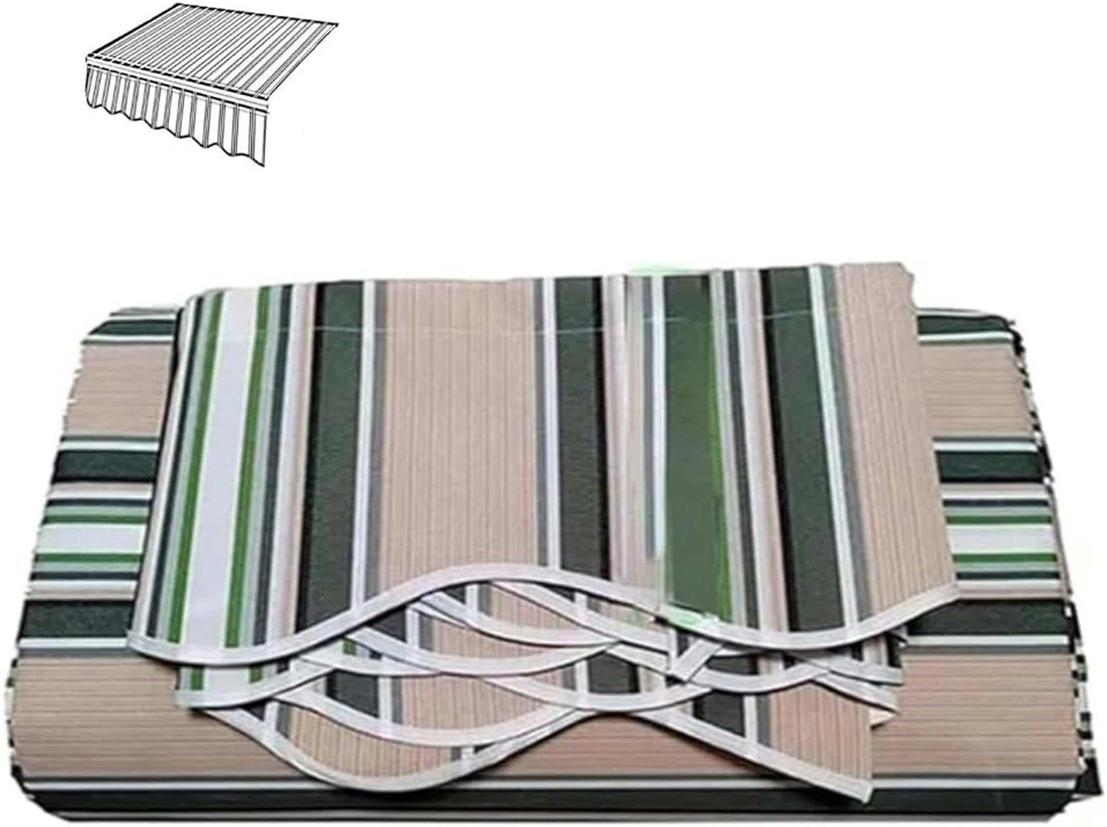 Tissu de remplacement pour auvent de qualité supérieure - Polyester 280g/m²