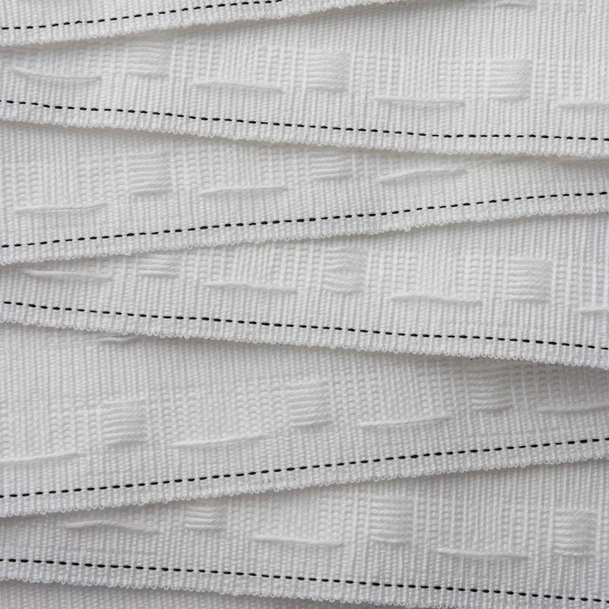 White Pencil Pleat Curtain Header Tape, Detachable Curtain, Sizes 25mm 1 Inch, 50mm 2 Inch, 75mm 3 Inch (50mm / 2 Inch - 5 Metres)