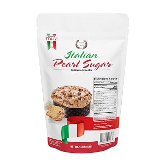 Waffle Pantry Italian Pearl Sugar, 16 oz Zucchero Granella