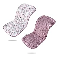 Vista 12 de Cojín de Cochecito de Bebé, Colchoneta Universal Transpirable para Cochecito, Cojín de Cochecito para Cochecitos 100% Algodón, 34x78cm, 1 Paquete