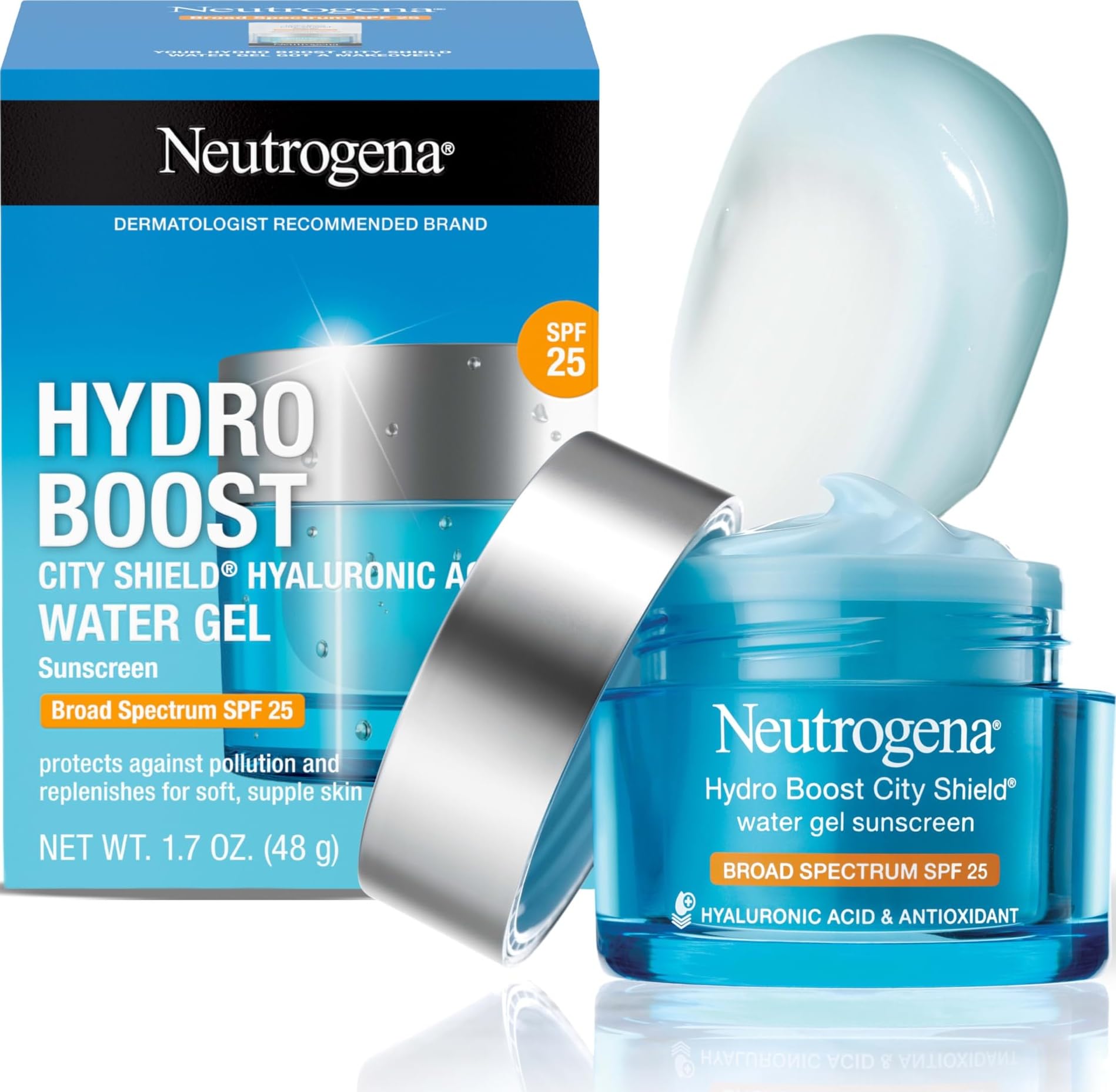 Amazon.com: Neutrogena Hydro Boost City Shield Water Gel Face