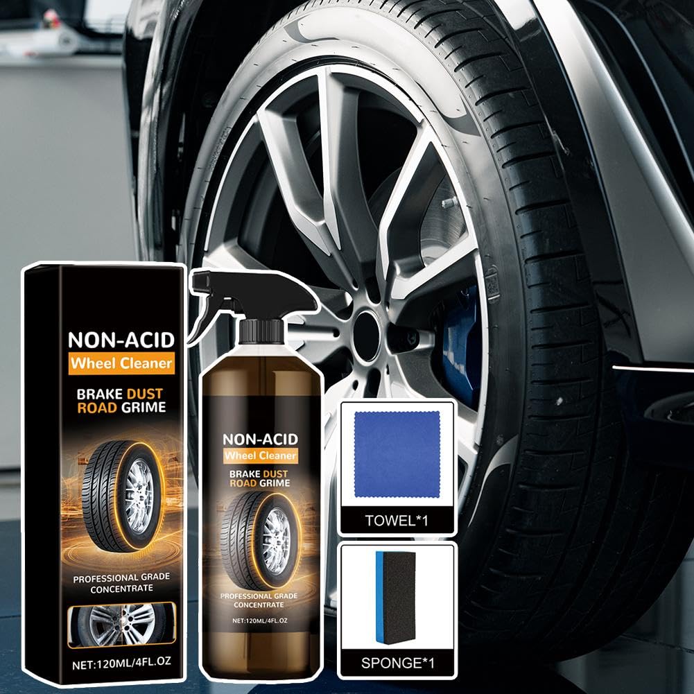 3set Wheel Blaze Cleaner, Wheelblaze Wheel Cleaner, Multi-Purpose Wheels Care Cleaners, Versatile and Powerful Rust Converter, Turn Filthy Wheels Into Instant Shine and Lasting Protection