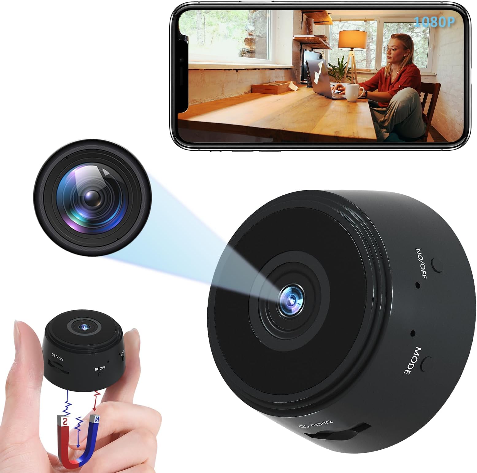 Amazon.com : Hidden Camera - Mini Spy Camera,Wireless WiFi Hidden ...