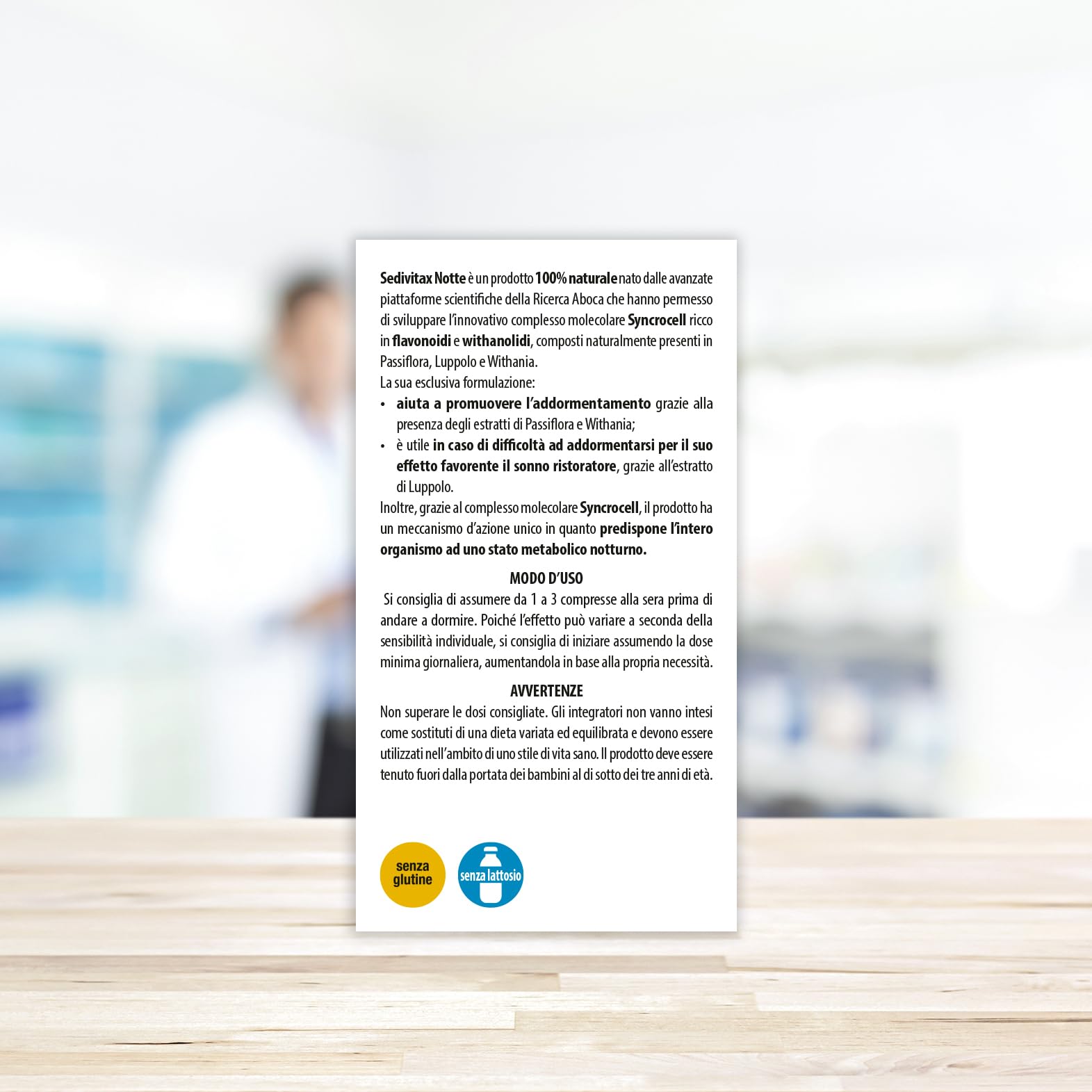 Aboca Sedivitax Notte Advanced Integratore Alimentare 50 Compresse con Withania, Passiflora e Luppolo - Favorisce l'Induzione e la Qualità del Sonno - Formato Convenienza