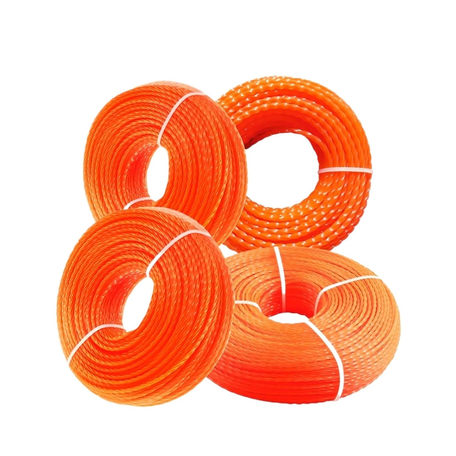 Hilo de Corte, Compatible con TSES, Nailon Trenzado | Hilo para desbrozadora y recortadora, nailon trenzado, 15m-116m, 1.6mm-4.0mm(100m 328ft,3.0mm)
