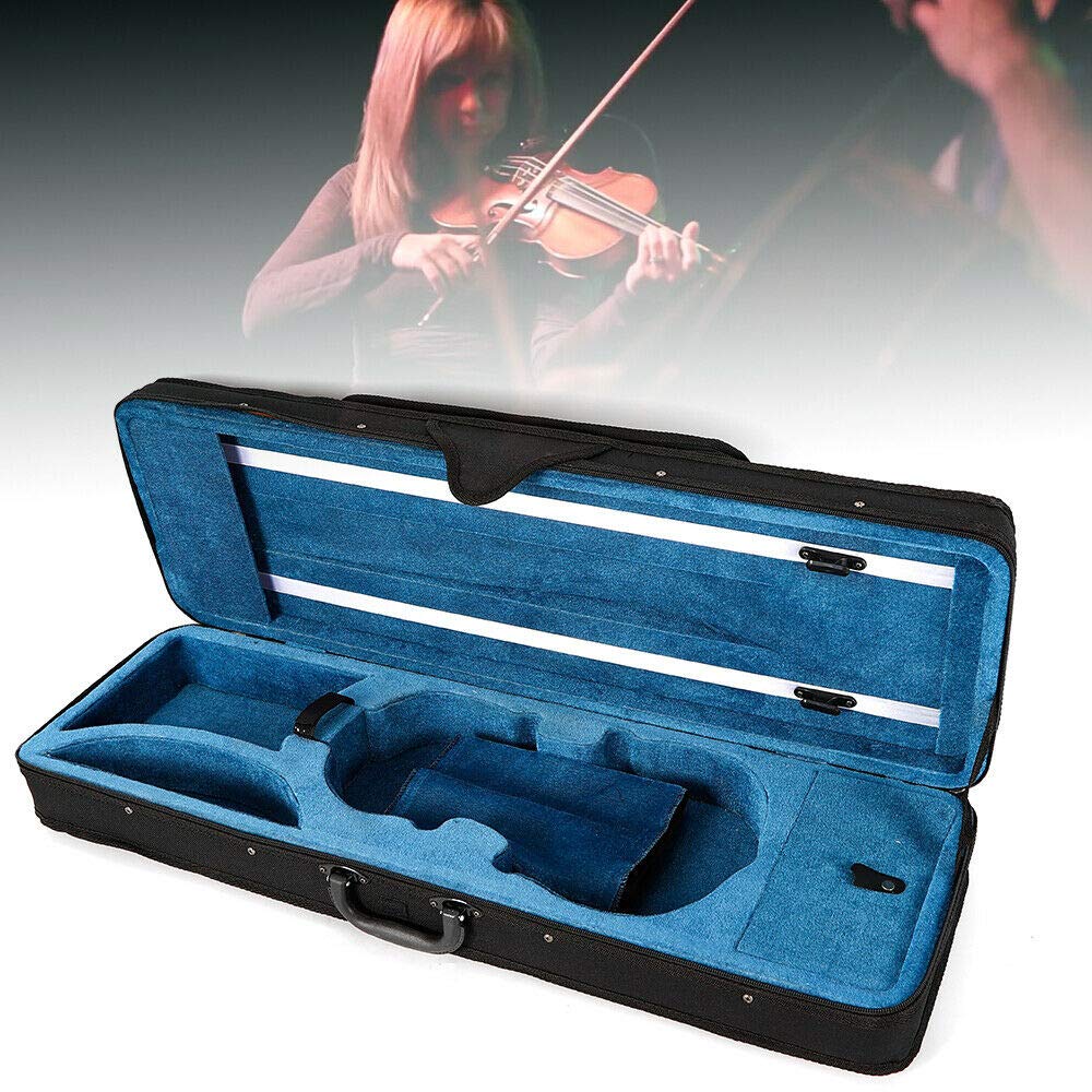 Estuche para Violín 4/4 con 2 Correas Ajustables - Funda de Tamaño Completo
