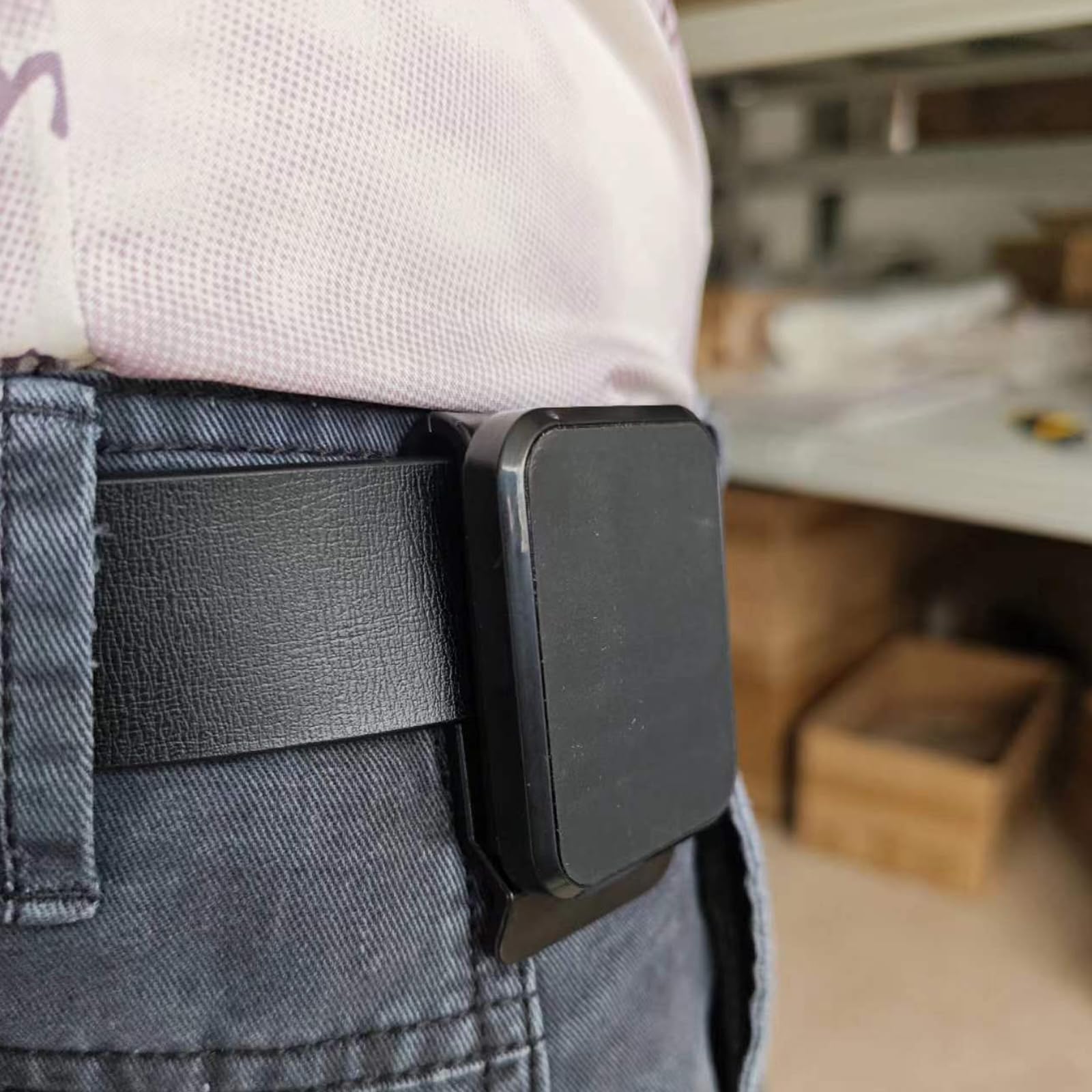 Soporte magnético para herramientas, clip de cinturón súper fuerte, cinturones de herramientas para hombres, soporte de cinta métrica para martillos, enchufes, alicates, taladros y hardware