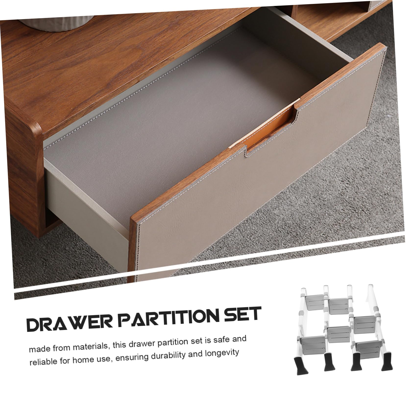 SHINEOFI Separadores Ajustables Para Organizadores De Ropa y Utensilios Para Dormitorio Cocina y Oficina Juego De Divisores Expandibles Para Almacenamiento