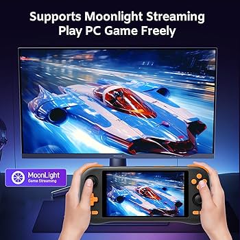 KINHANK K56 + 64gbマイクロSD　中華エミュレーターゲーム機 Amazon | kinhank K56 レトロハンドヘルドゲーム機 7000以上の