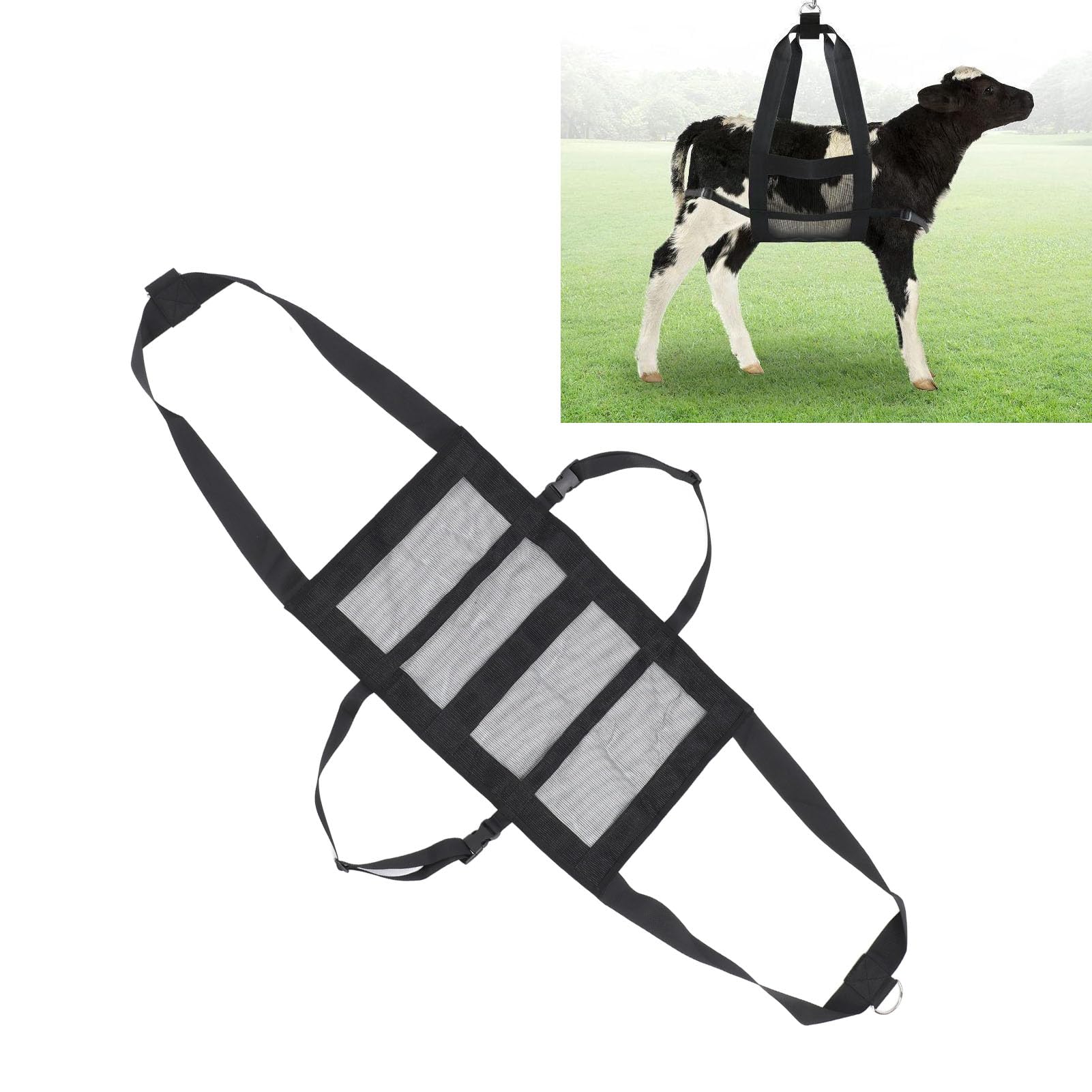 Écharpe De Pesage Animaux GLOGLOW - Sangle Suspendue Veau Agneau Alpaga Jusqu'à 100 Kg