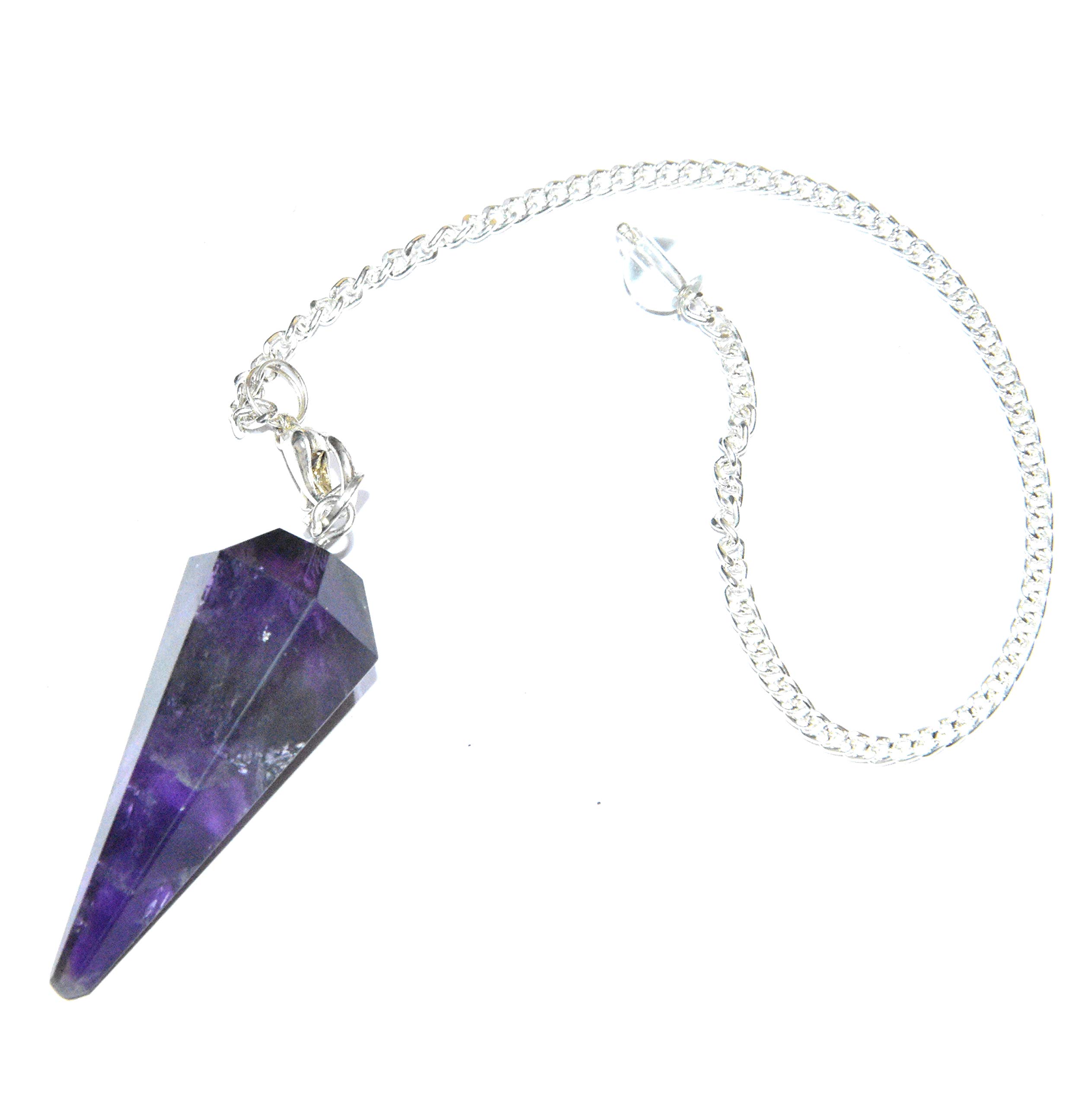 Healing Crystals India Reiki Gift Set, Chakra Dowsing Pendulum Pendant