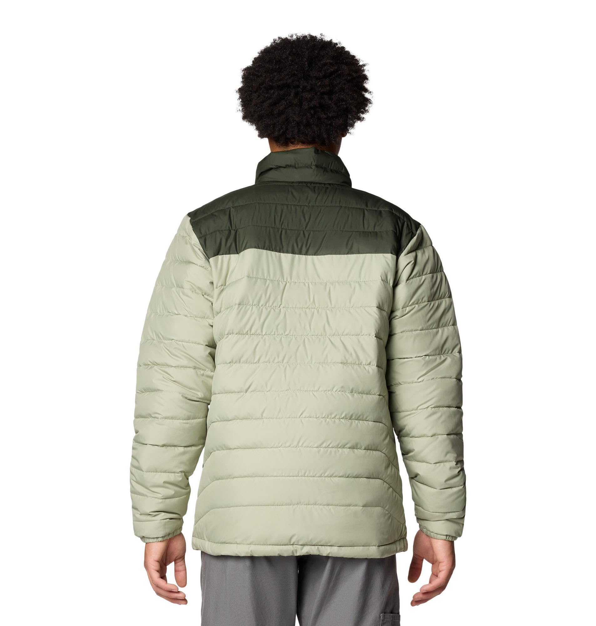 Columbia Men's Powder Lite II Jacket, Safari/Greenscape, Small view 2