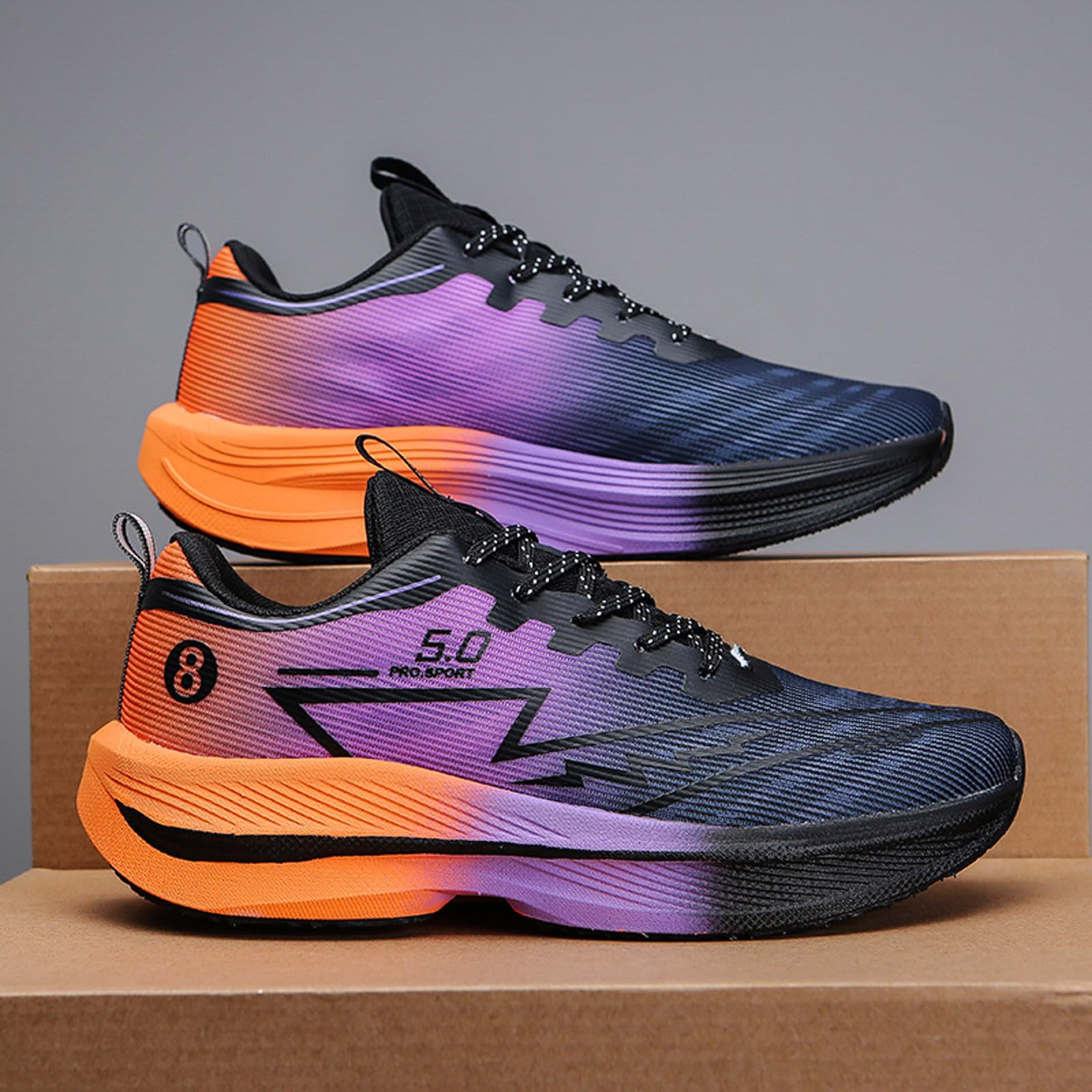 Męskie buty do biegania z technologią Carbon Plate, buty sportowe, do biegania, uniseks, lekkie, oddychające, buty sportowe, na lato, do spacerowania, do użytku na zewnątrz, buty do biegania po ulicy