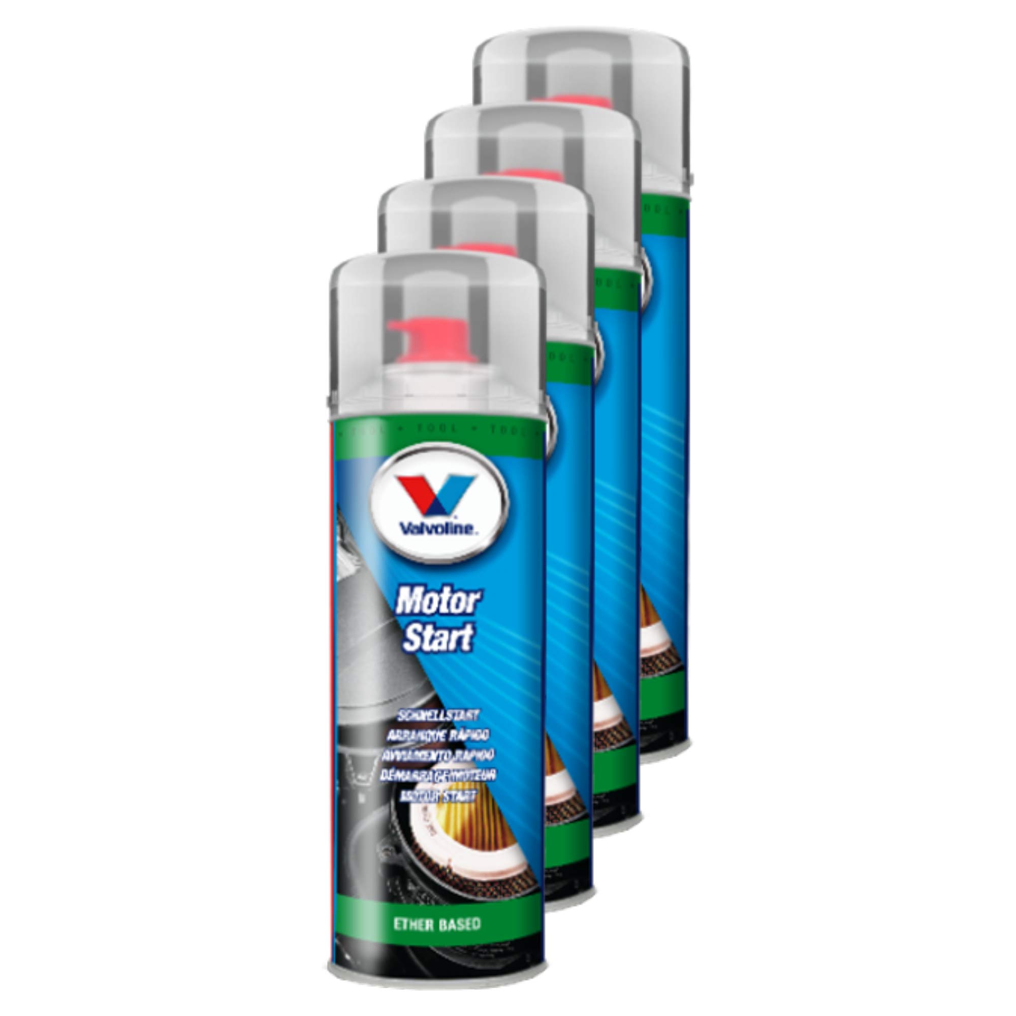 Valvoline 4 motores de arranque rápido para gasolina y diésel, 500 ml