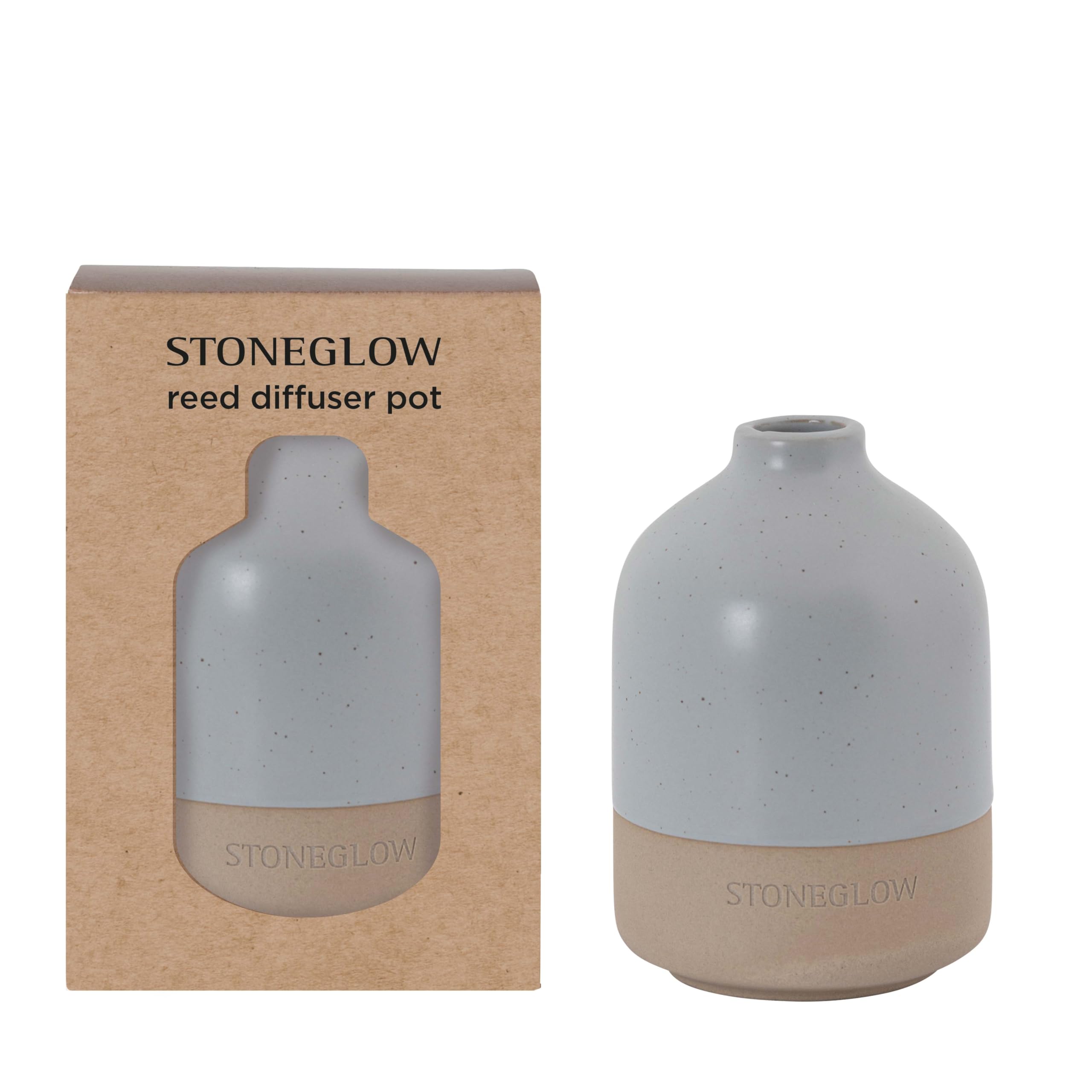 Stoneglow Elements Collection - Air - Grey Ceramic Diffuser Pot
