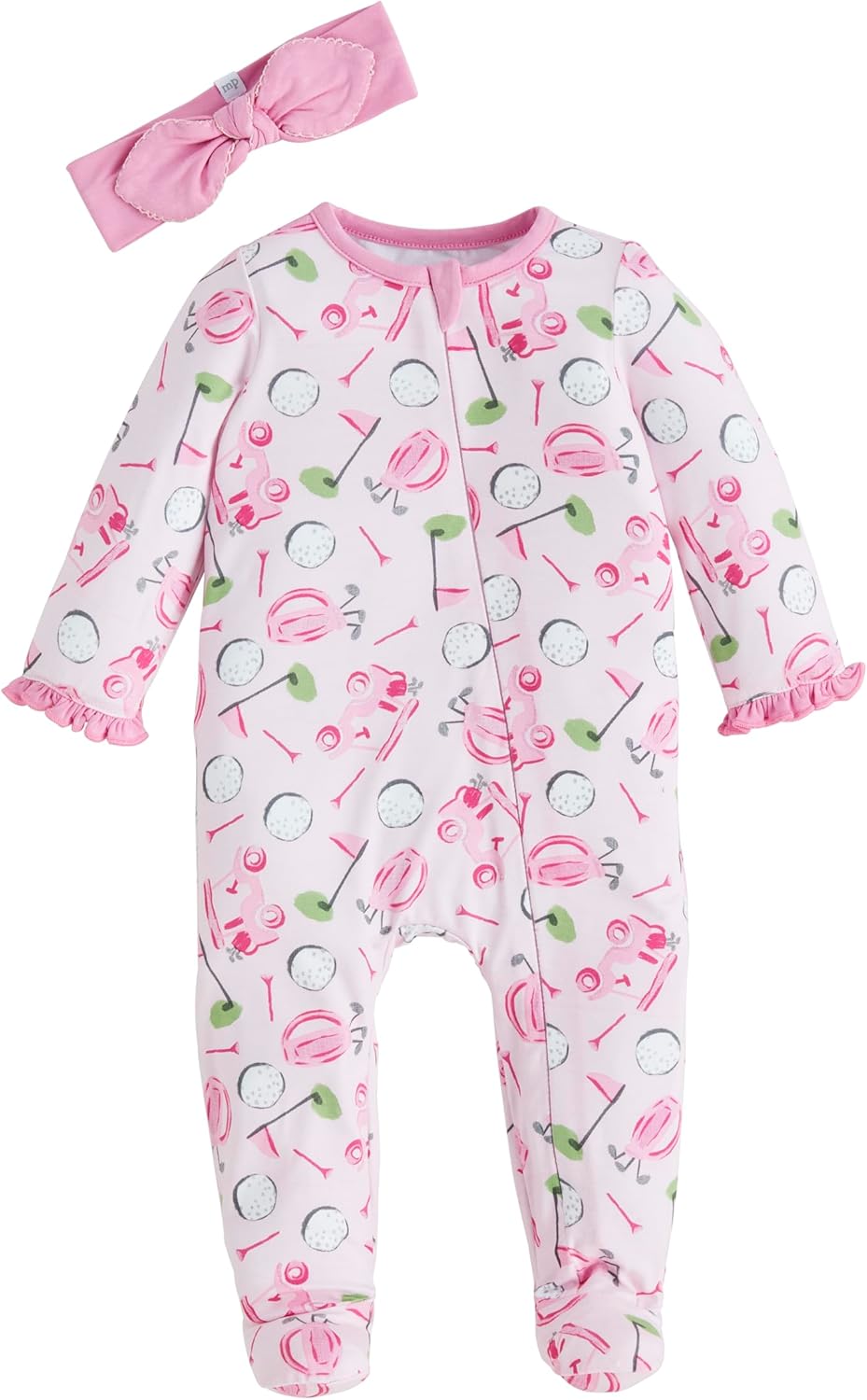 Mud Pie Children's Girl Golf Sleeper And Hb