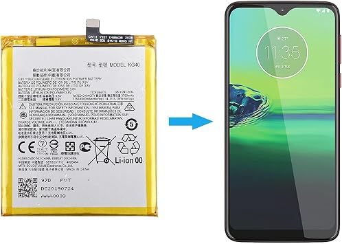 Duotipa KG40 Battery Compatible with Moto g8 Play/Moto one Macro/Moto G Fast with Repair Tool Kit
