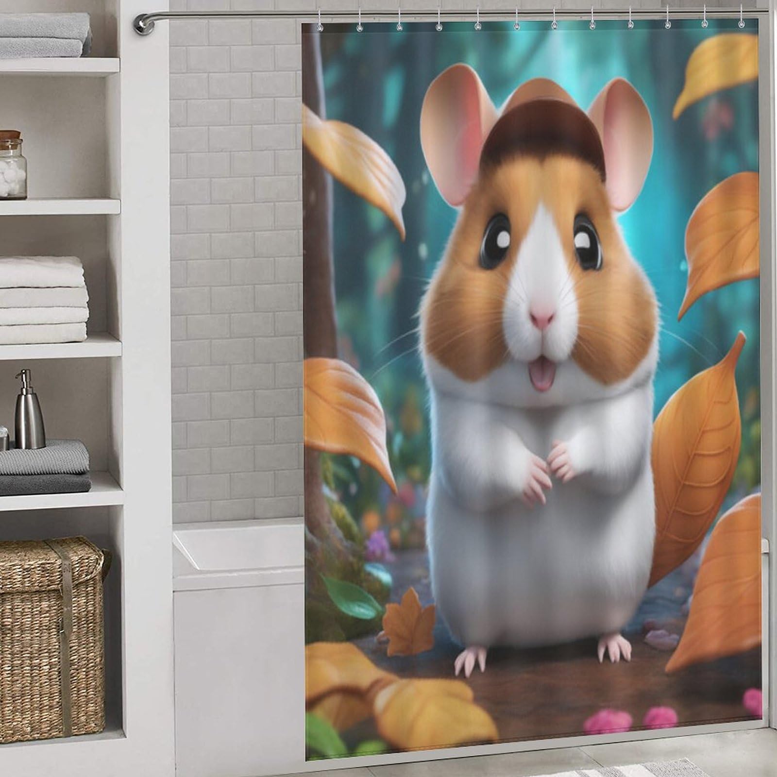 Rideau de douche souris pour égayer la salle de bain des enfants