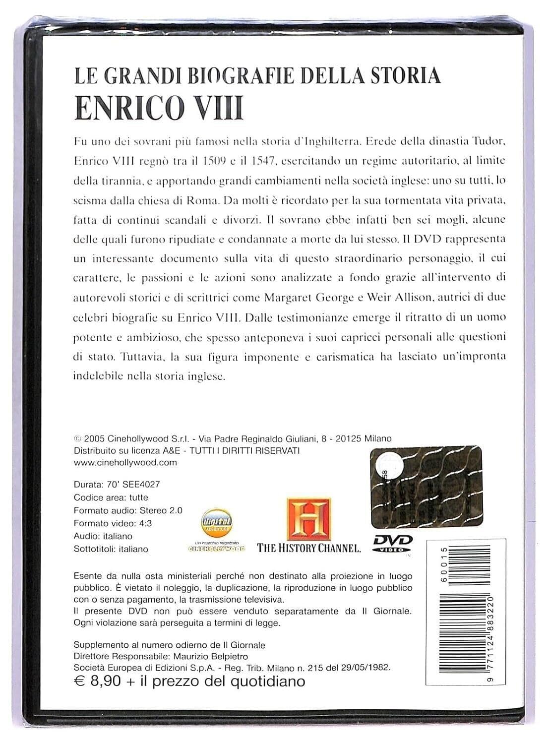 Enrico VIII - Le Grandi Biografie della Storia