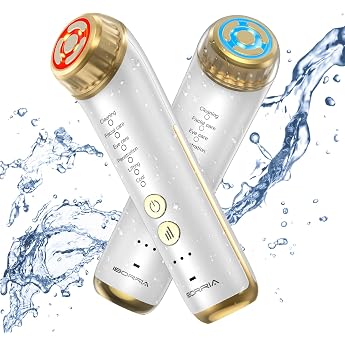 Aura2 Pro 2MHz Radio Frequency Device Face 90kHz EMS Device Face Face Massager Against Wrinkles Electric Face Massager Against Wrinkles for Home Use White