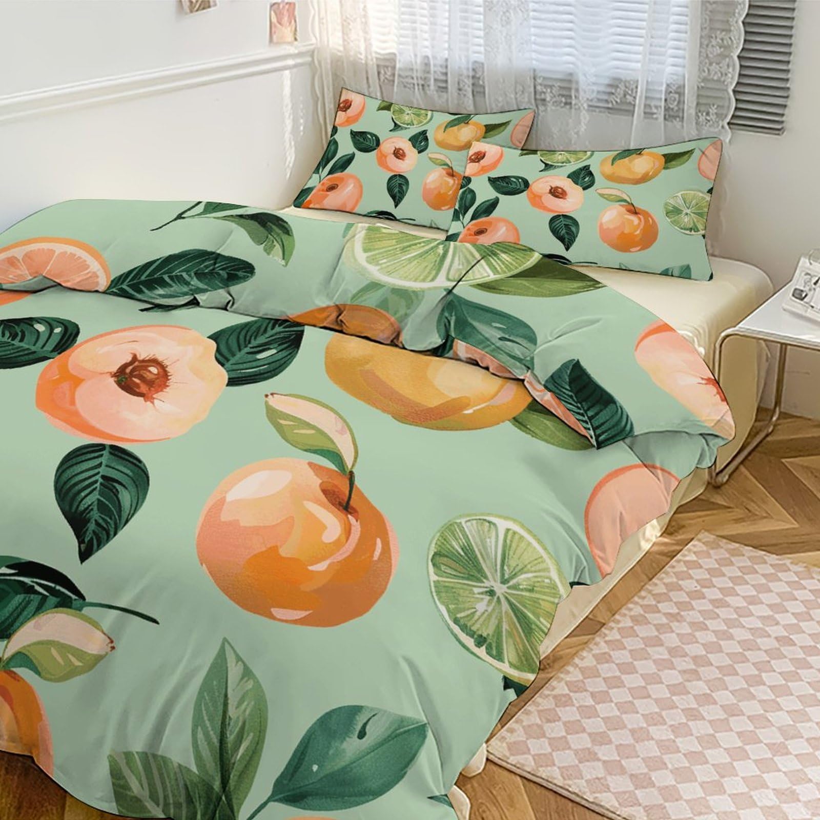 Parure de lit anti-transpiration en microfibre légère pour nuits paisibles