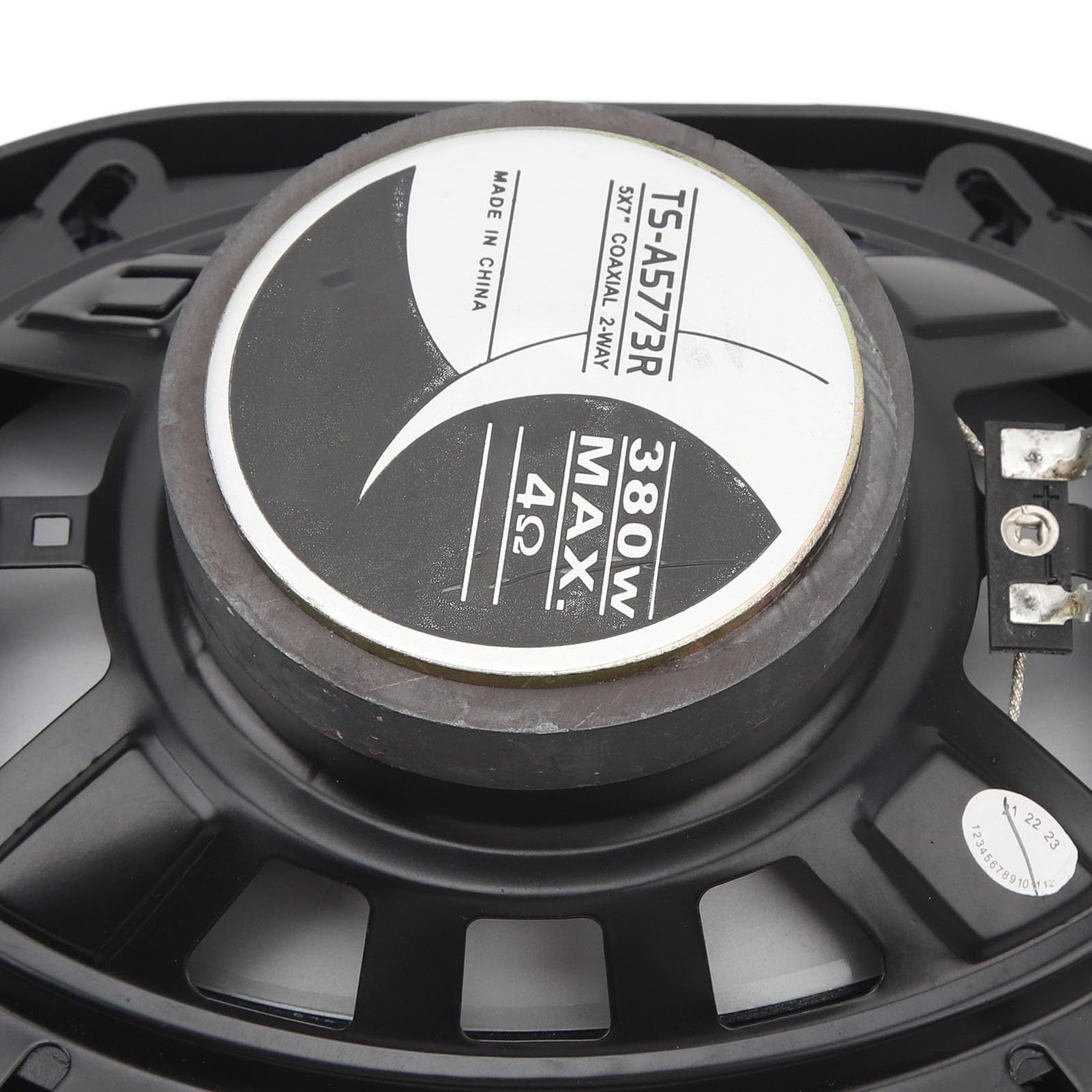 Para Koncentrycznych GłośnikóW Samochodowych Odporny na Wstrząsy Głośnik Stereo o Mocy 380 W, Uniwersalny do Motocykla RV ATV
