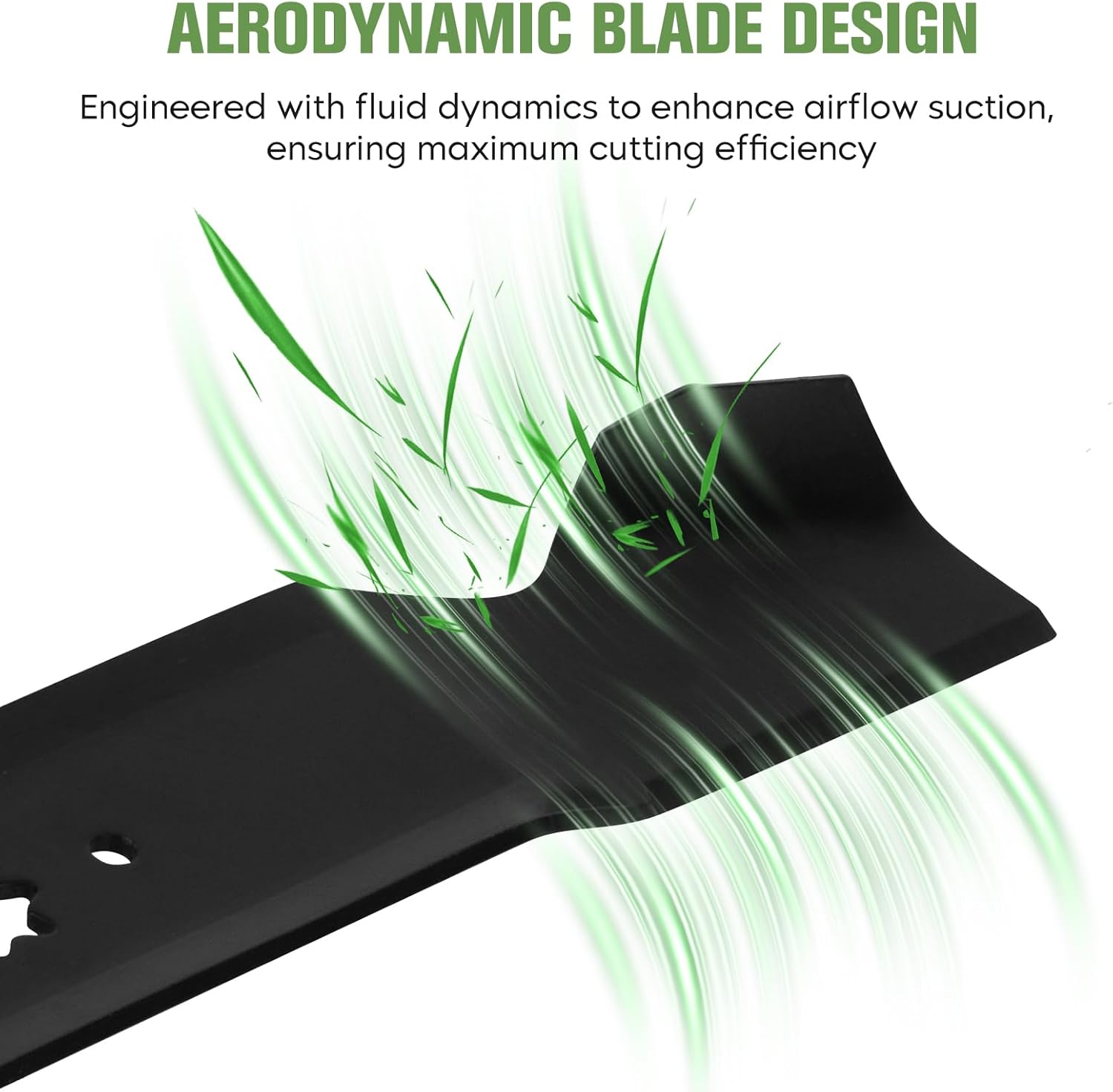 Lawn Mower High-Lift Blades 2 Pack Replace for Cub Cadet MTD Troy Bilt 38 inch Deck 742-0610 742-0610A 942-0610 942-0610A LT538G CLT38G LT3812 LT3800 M115-38 M135-38 LT-145 LT-1450 LT1700