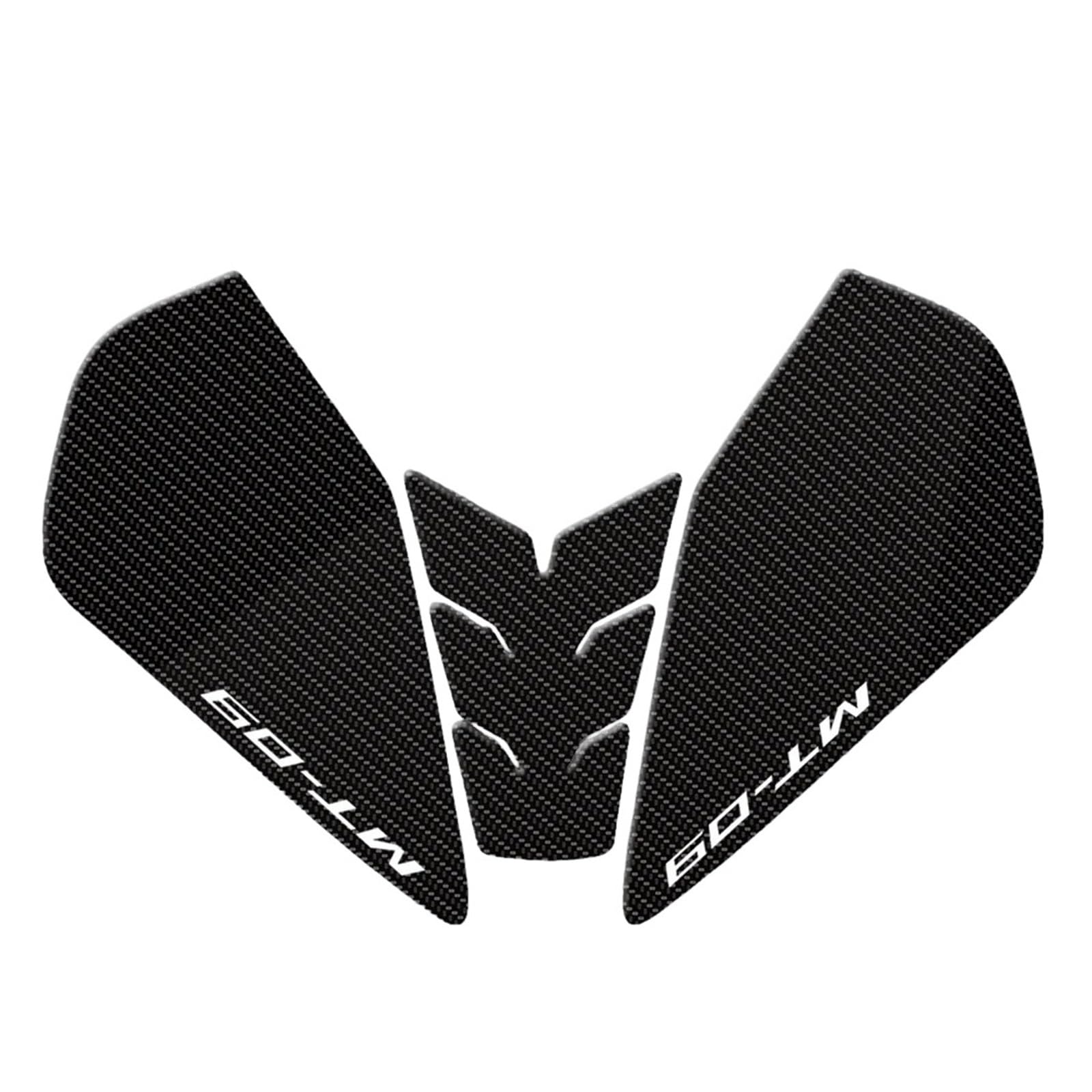 Motorcycle Fuel Tank Pad Stickers for YAM&AHA MT09 SP MT 09 MT-09 2024 Tank Pad Protective Film Clear Suitable Fit Fishbone Sticker Carbon Fiber Texture