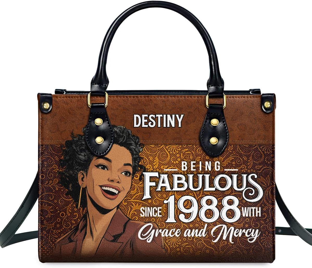 Sistabag Personalized Leather Handbag For African American - Christmas Gifts For Women For Black Women