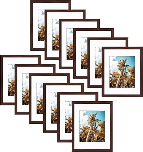 Vista 423 de Frametory, Portarretratos negro de 16 x 20 pulgadas, para fotos de 11 x 14 pulgadas con paspartú, molduras anchas (16 x 20 pulgadas, negro)