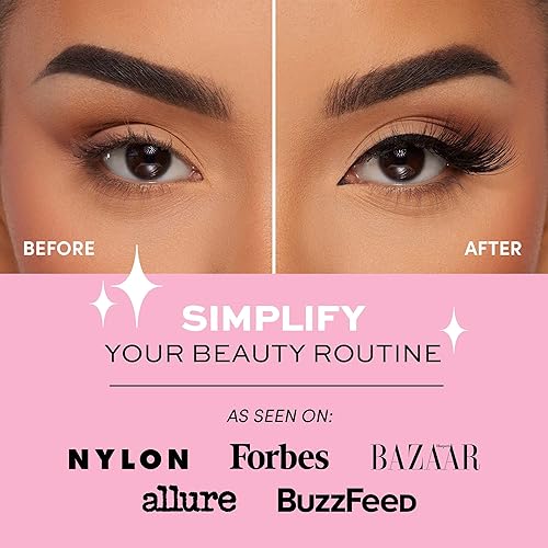 Miniatura 3 de Pestañas magnéticas Glamnetic  Pestañas magnéticas veganas, pestañas de visón sintético, corto, largo, dramático, aspecto natural, reutilizables