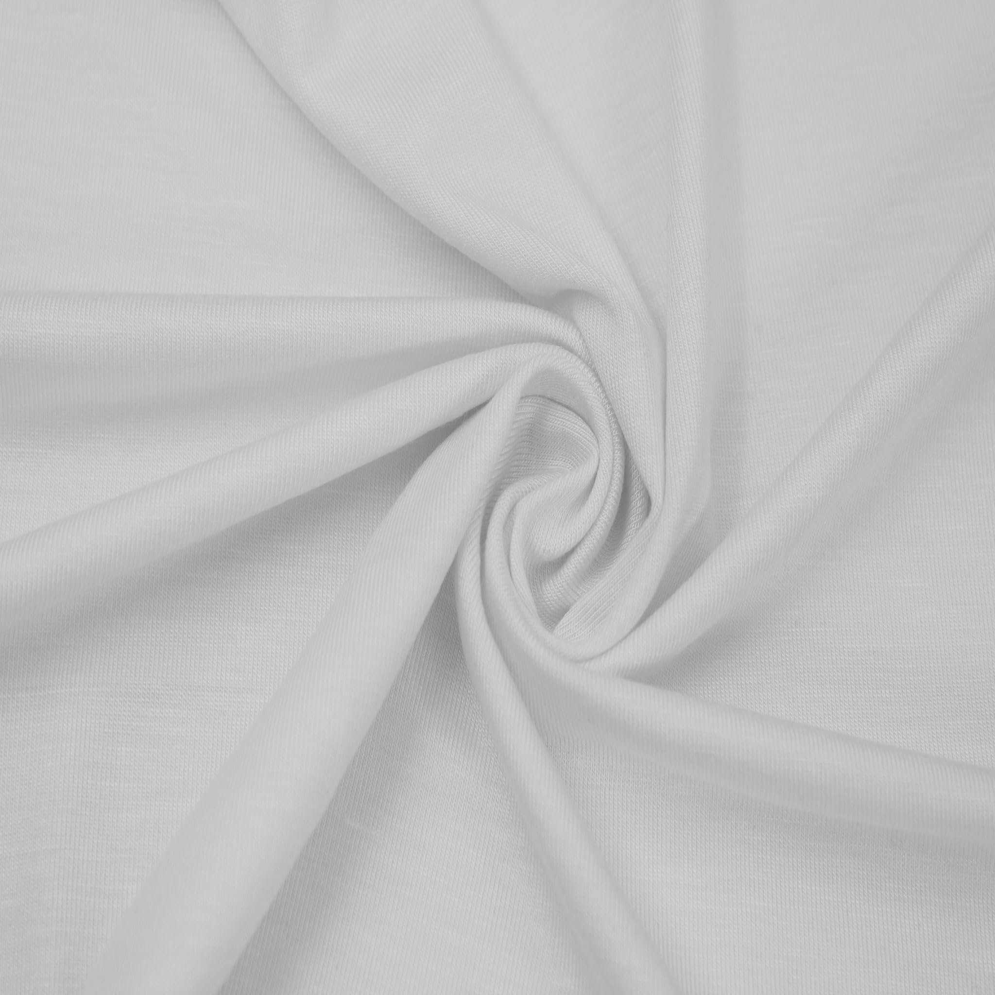 60" Wide Rayon Spandex Jersey Knit Fabric by The Yard - 4-Way Stretch, 200GSM, Medium Weight -Soft & Breathable - Apparel, Accessories, Maternity & Decorations — view 68