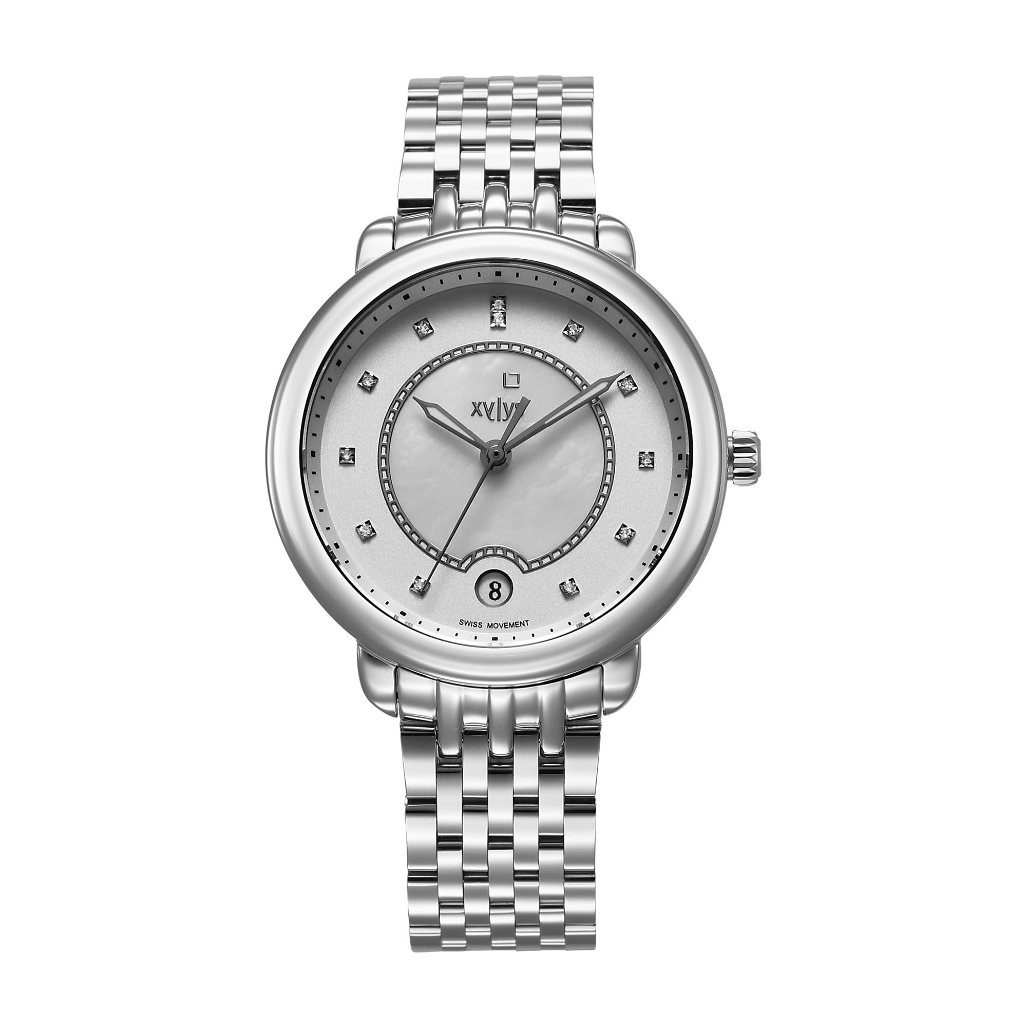 xylys Quartz Analog Silver Dial Silver Stainless Steel Strap Watch for Women-picture-31