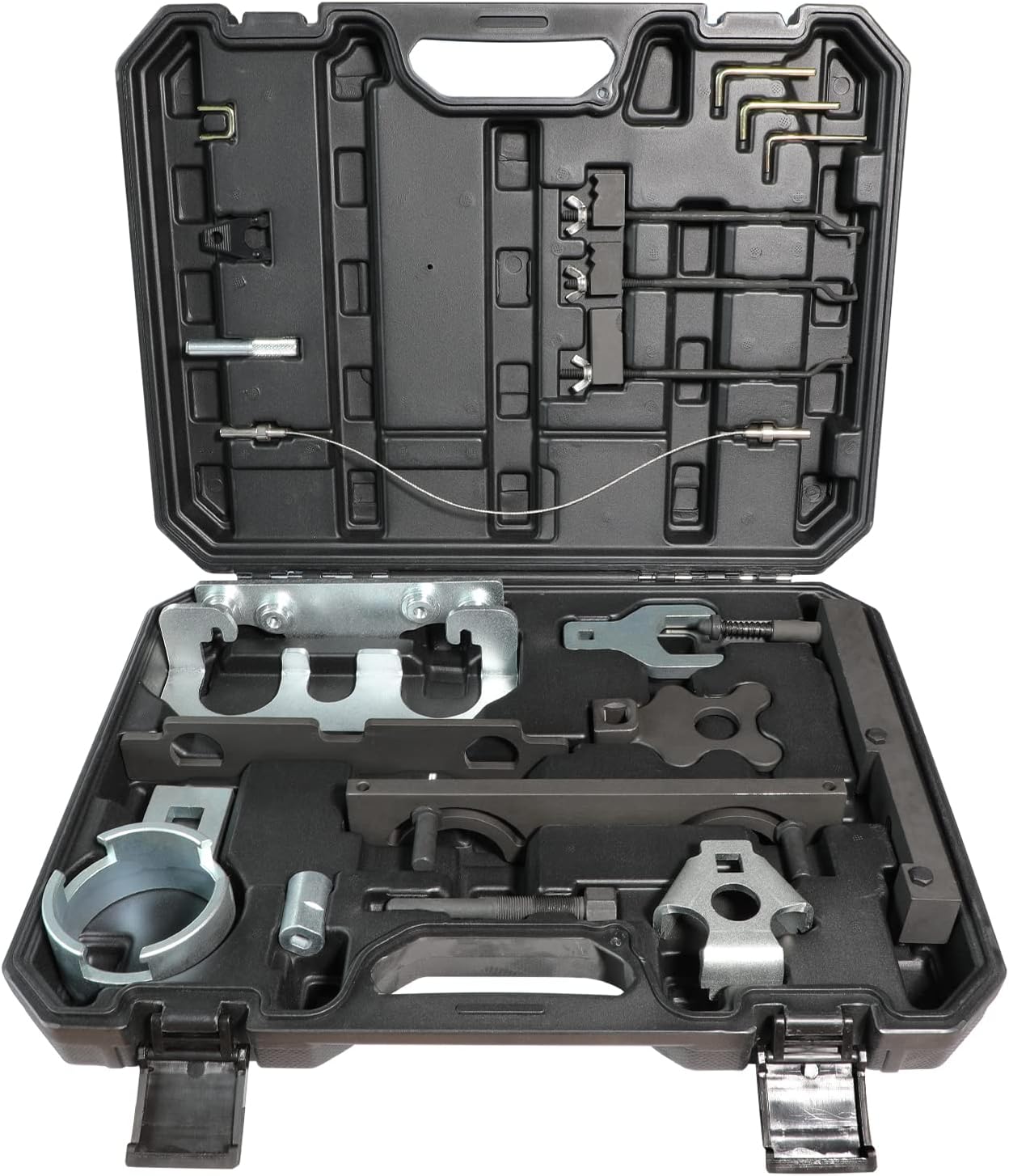 DPTOOL Camshaft Aligning Locking Tool Cam Sprocket Holding Engine Timing Kit Compatible with GM Chevrolet/Alero/Saturn 1.9L, 2.0L, 2.2L, 2.3L, 2.4L, 2.8L 4-Cylinder Engine 22pc