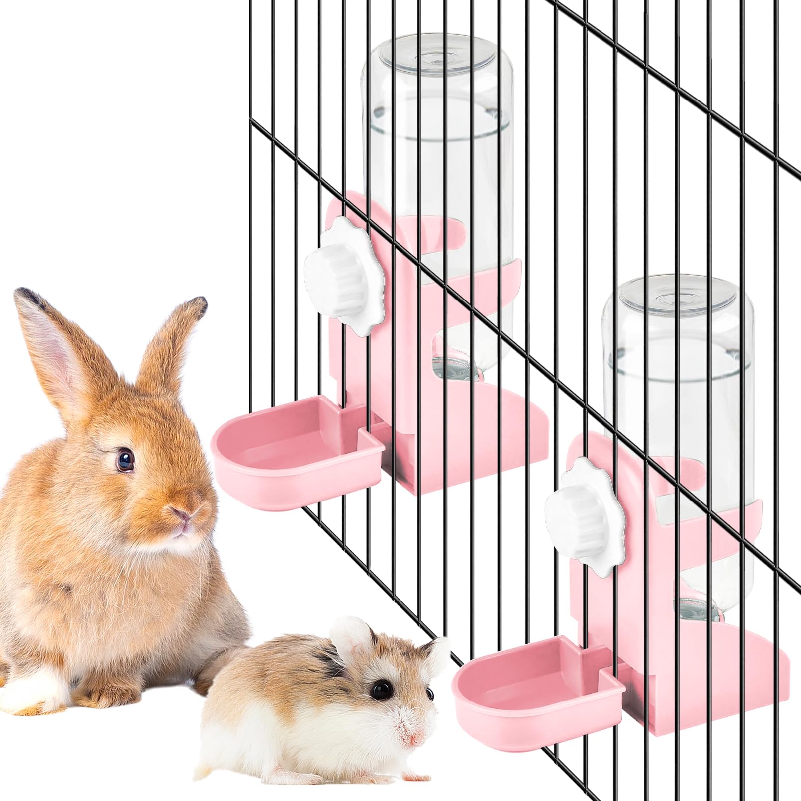 Bouteille d'eau sans fuite lapin cochon d'inde lot de 2 kathson
