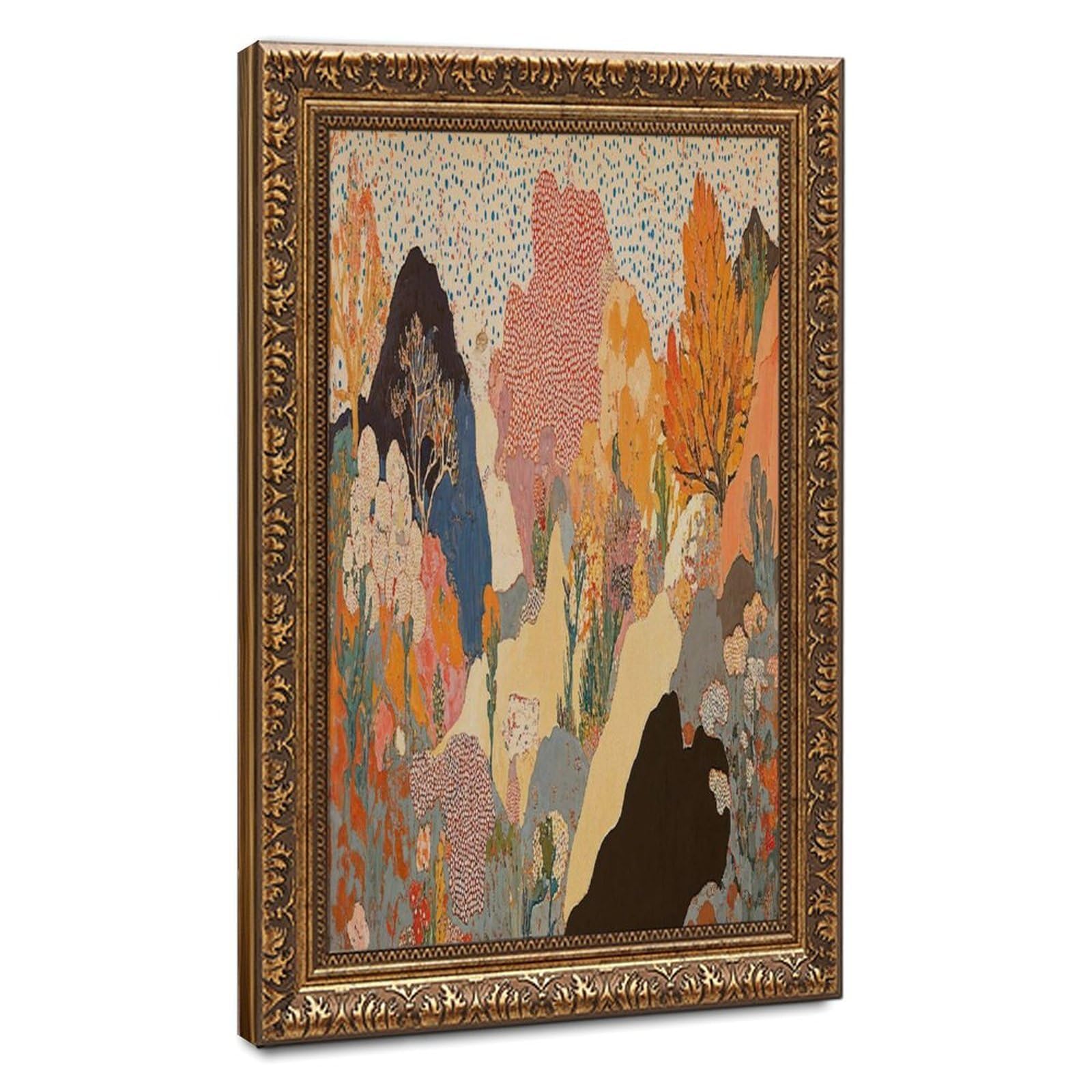 Bareronor Abstract Botanical Poster (3) Canvas Poster Bedroom Decor Landscape Office Room Decor Gift 20" L X 30" W