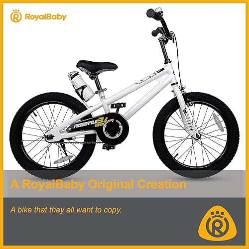 Miniatura 243 de RoyalBaby Kids Bike Freestyle Classic & EZ Balance Pedal Switchable Bicycle, 12 14 16 18 Inch, 3-10 Years Toddler to Big Kids Verde