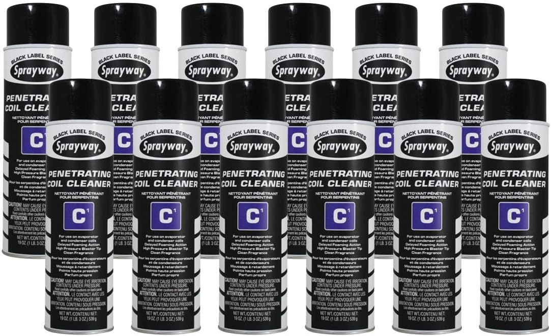 Sprayway SW287 Aerosol C1 Coil Cleaner, 19 oz