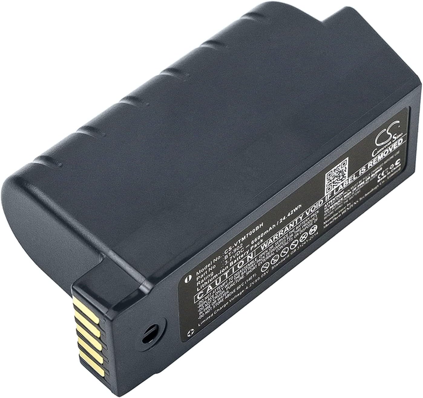 Cameron Sino Battery for Vocollect A700, A710, A720, A730, Talkman A700, Talkman A710, Talkman A720, Talkman A730 PN:Vocollect 730044, BT-902 6600mAh / 24.42Wh