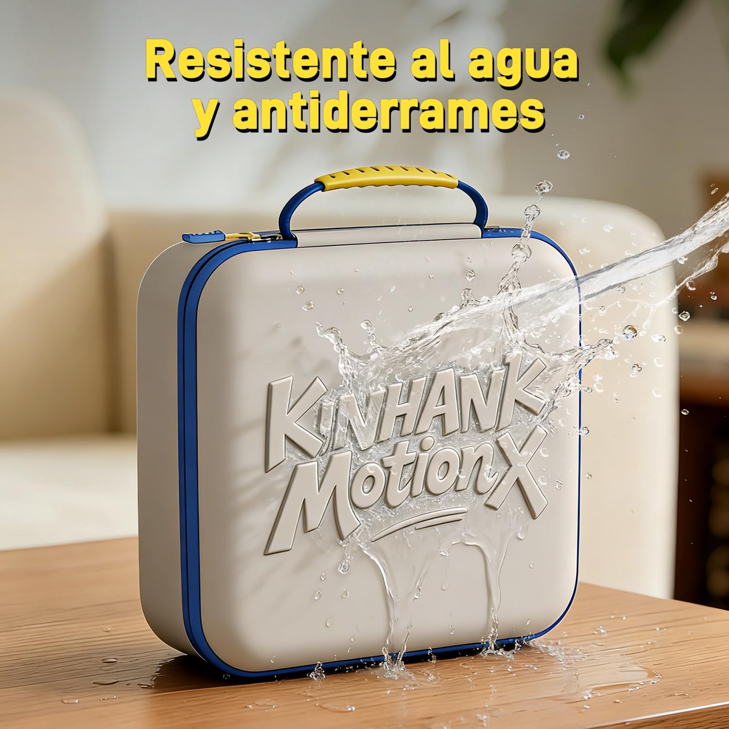 KINHANK MotionX Active Game System Bolsa De Viaje, Funda De Almacenamiento Ligera Y Portátil con Asa para Consola De Juegos Familiar para Interiores Y Accesorios