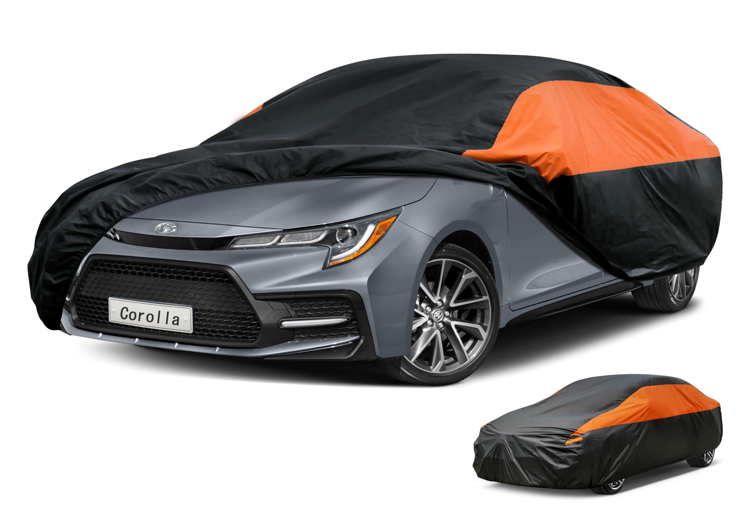 GUNHYI Waterproof Lightweight Sedan Full Car Cover Custom Fit Corolla